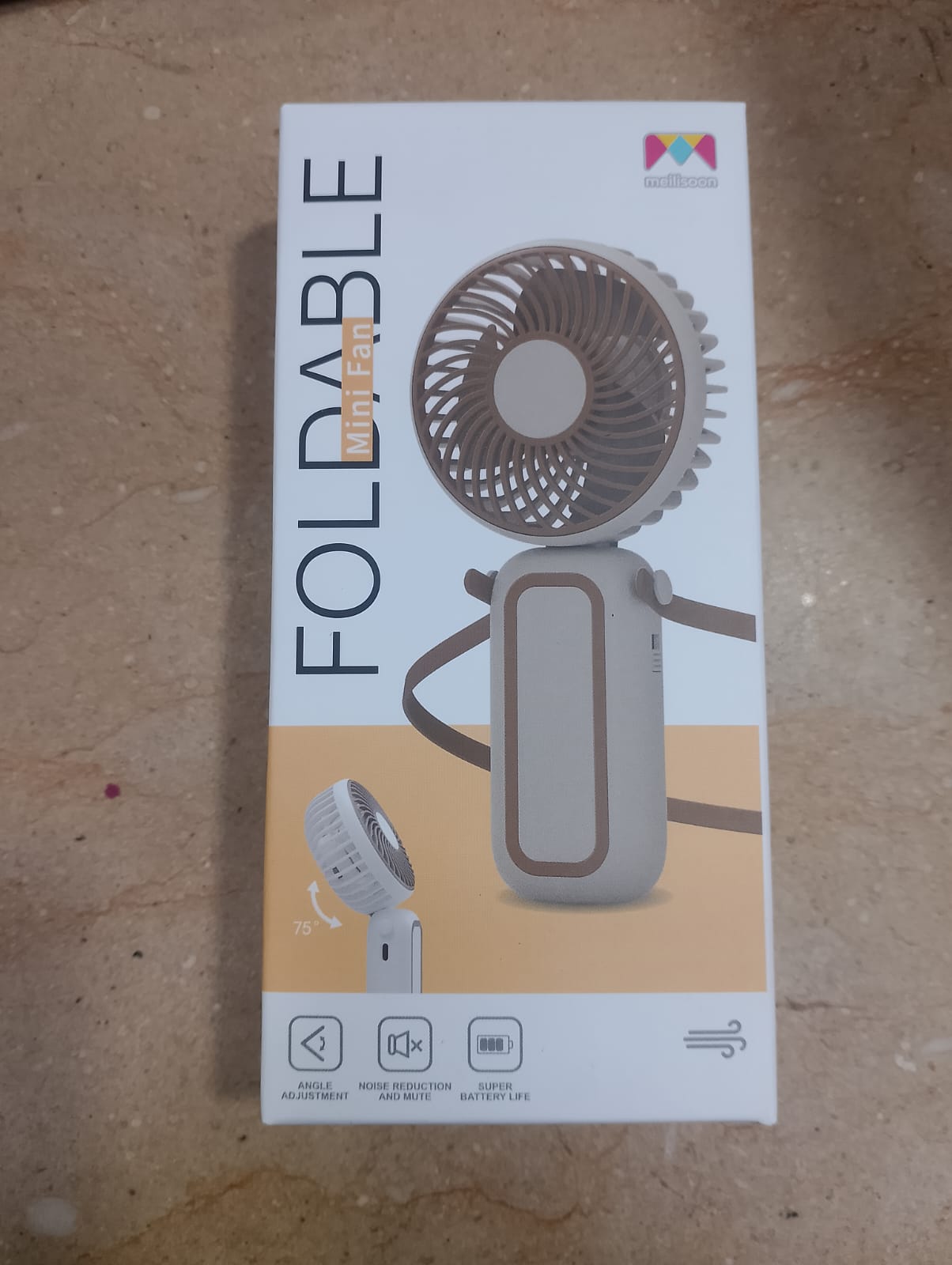 Handheld mini fan Foldable sling