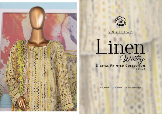 Linen Wintry Digital Printed Collection