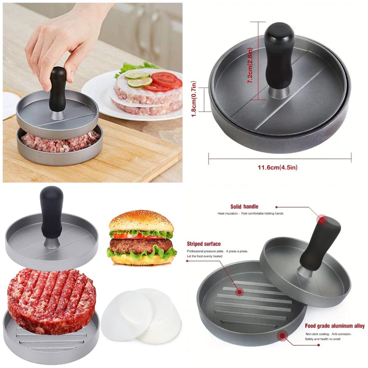 Burger press