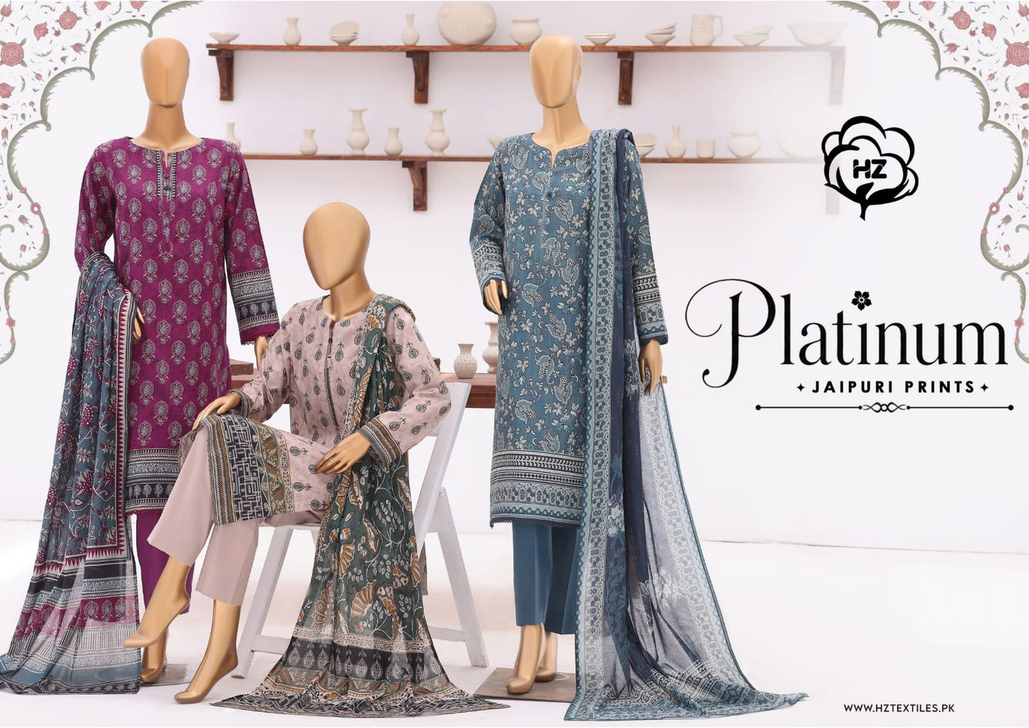 HZ Platinum Jaipuri Prints