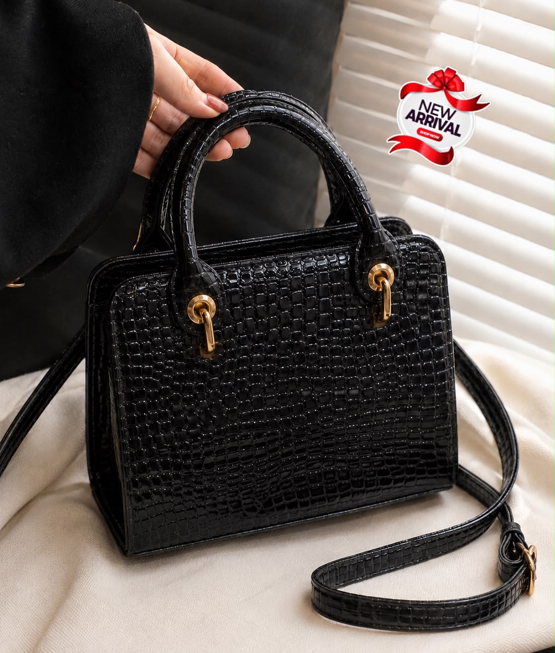 Crocodile Designer Shoulder Bag for Girls