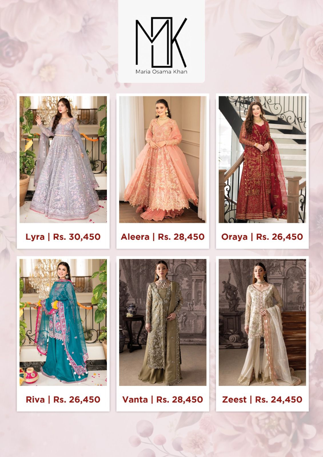 Maira Osama Khan Luxury Wedding Collection