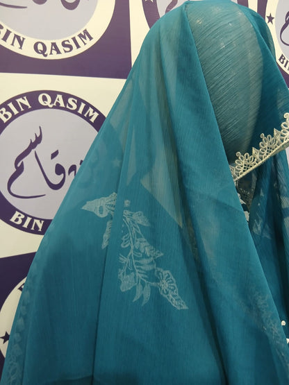 AZURE CHIFFON EMBROIDERED COLLECTION