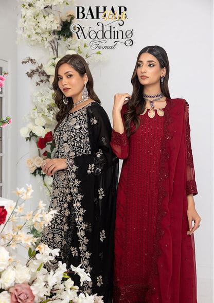 Bahar Ready to Wear Festive Stitched Chiffon
