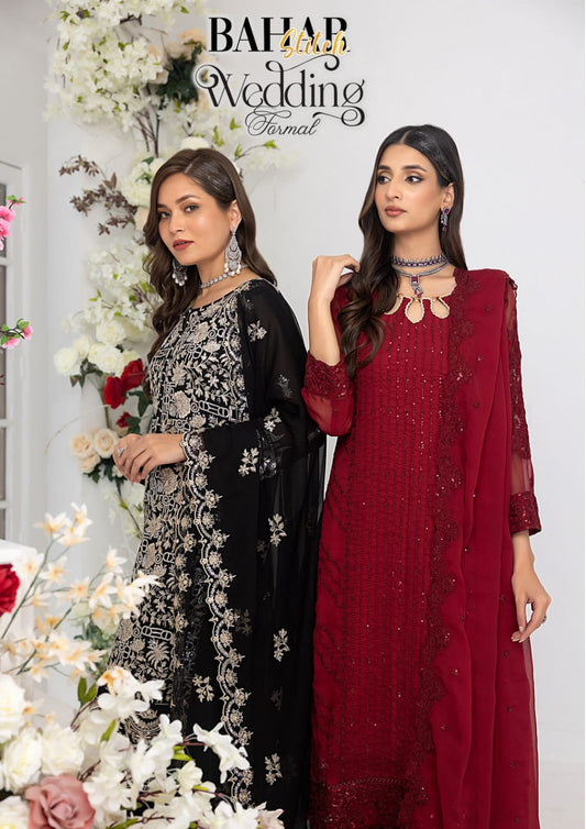 Bahar Ready to Wear Festive Stitched Chiffon