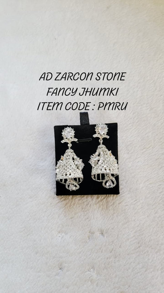 AD ZARCON STONE FANCY JHUMKI