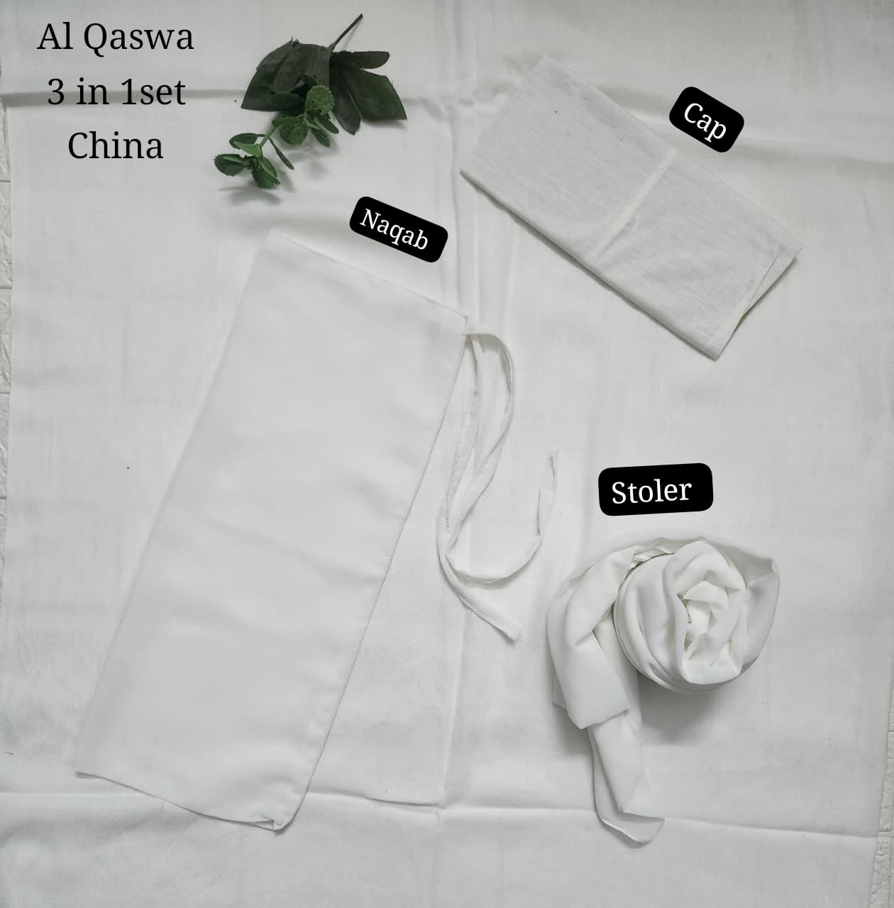 3 in 1 deal cap + niqab + stoler