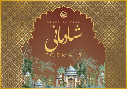 Hz Ready To Wear SHAADMAANI Formals Hand Embellished Stiched Collection