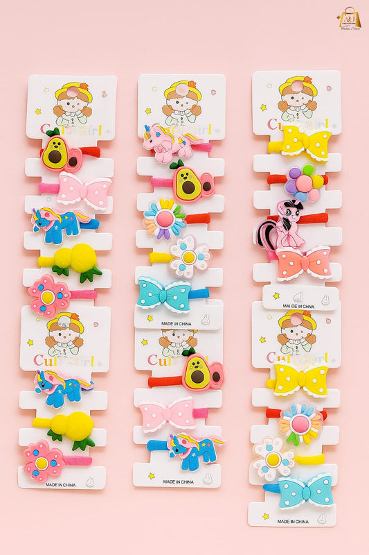 Kids Hair Accessories Cards