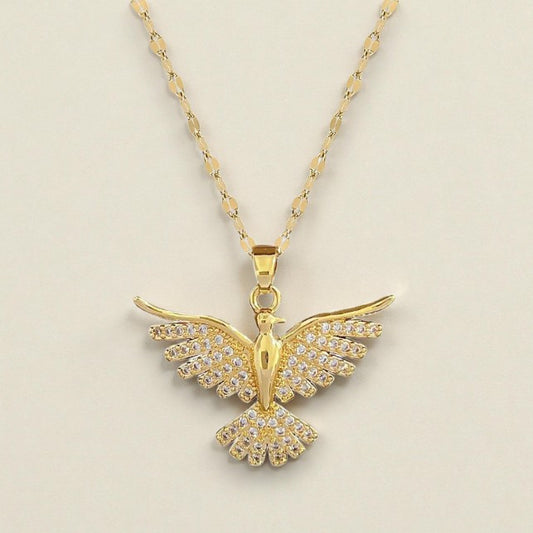 Stainless Steel Zircon Pendant
