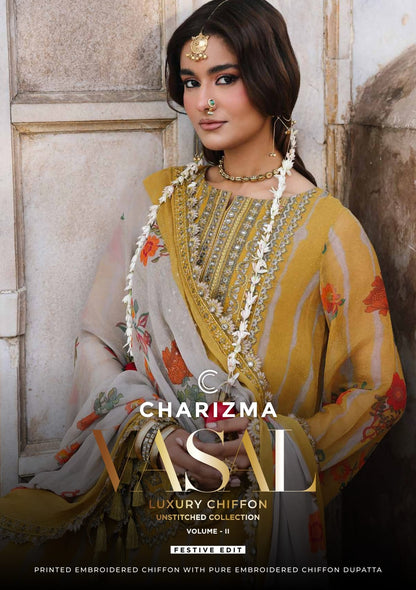 Vasal by Charizma Embroidered Formal Chiffon Collection