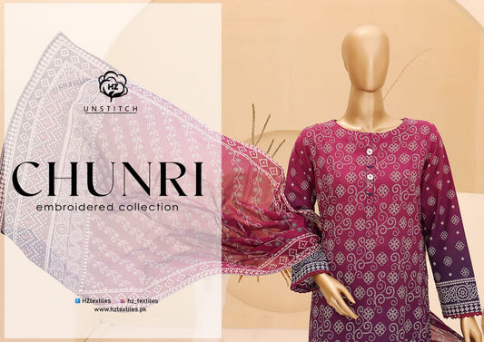 HZ Chunri Embroidered Collection