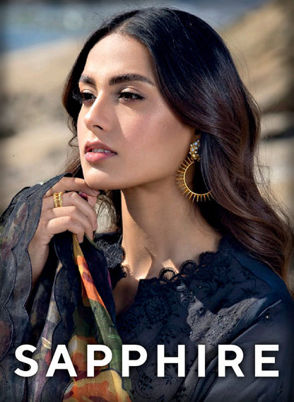 Sapphire 3 Pcs Summer Lawn Collection