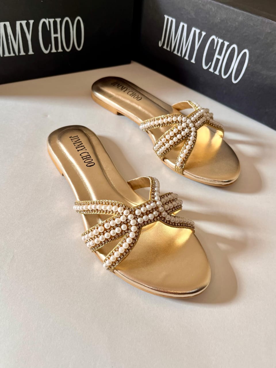 Jimmy Choo Pearls Flat