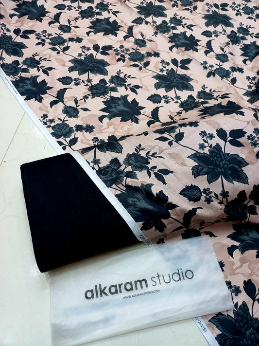 AL-KARAM KASTURI PRINTED LAWN COLLECTION 2 Pcs