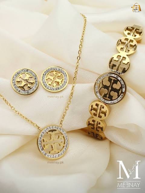 Stainless steel tory locket set