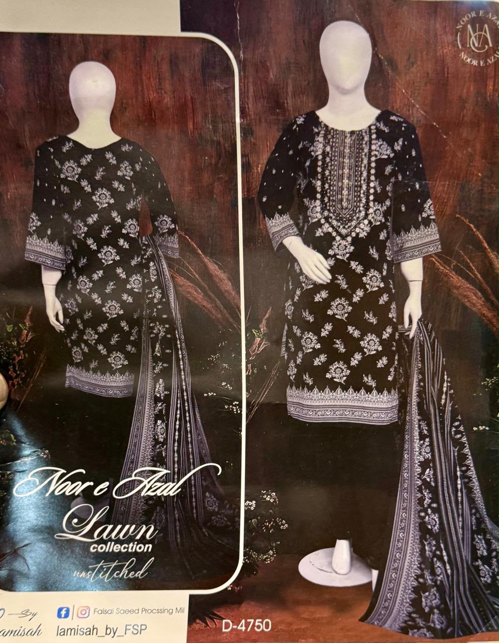 Noor e Azal Lawn 2026 Collection