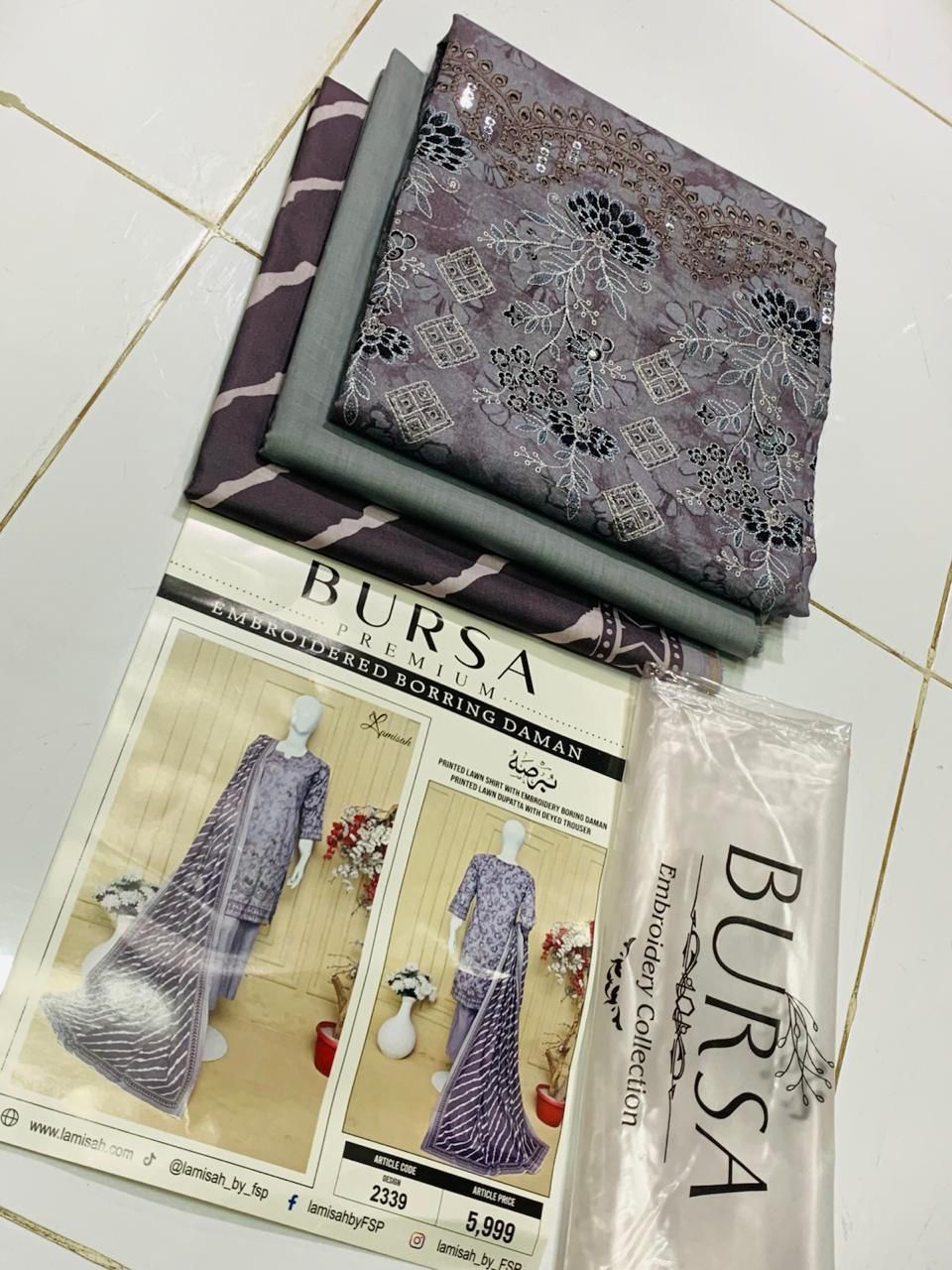 BURSA Daman Embroidered Collection