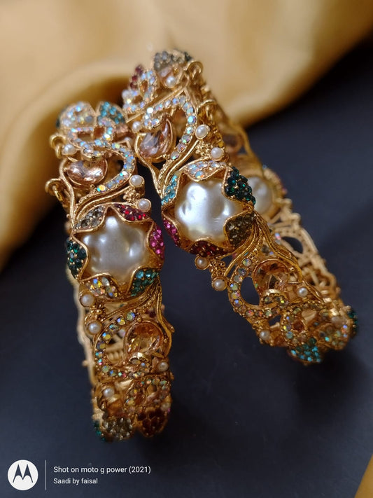 Design Stylish Navratn Mother pal Bangle Openable