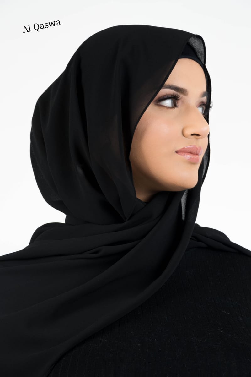 Plain Chiffon Georgette Scarf