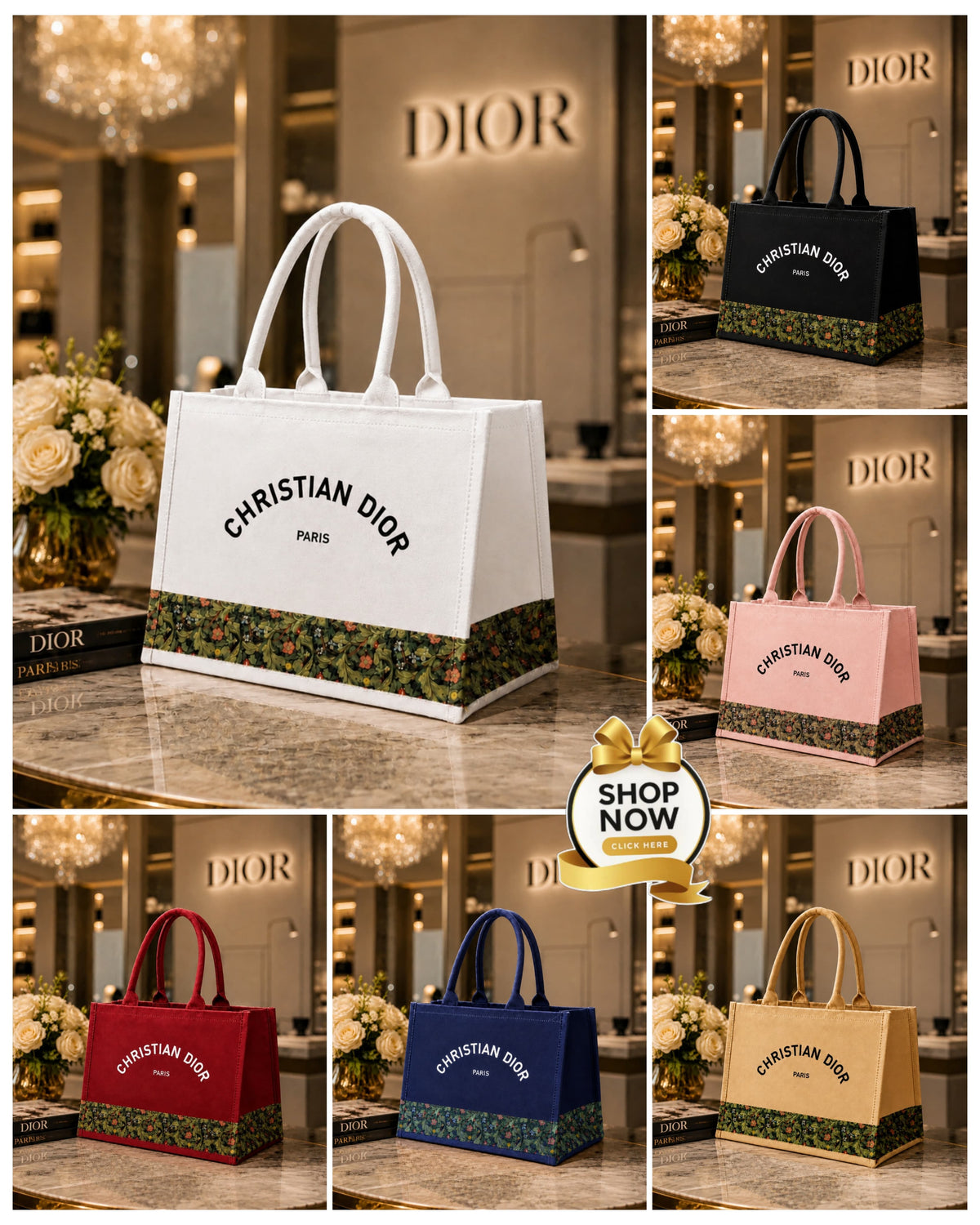 Christian Dior Big Size Tote Bag
