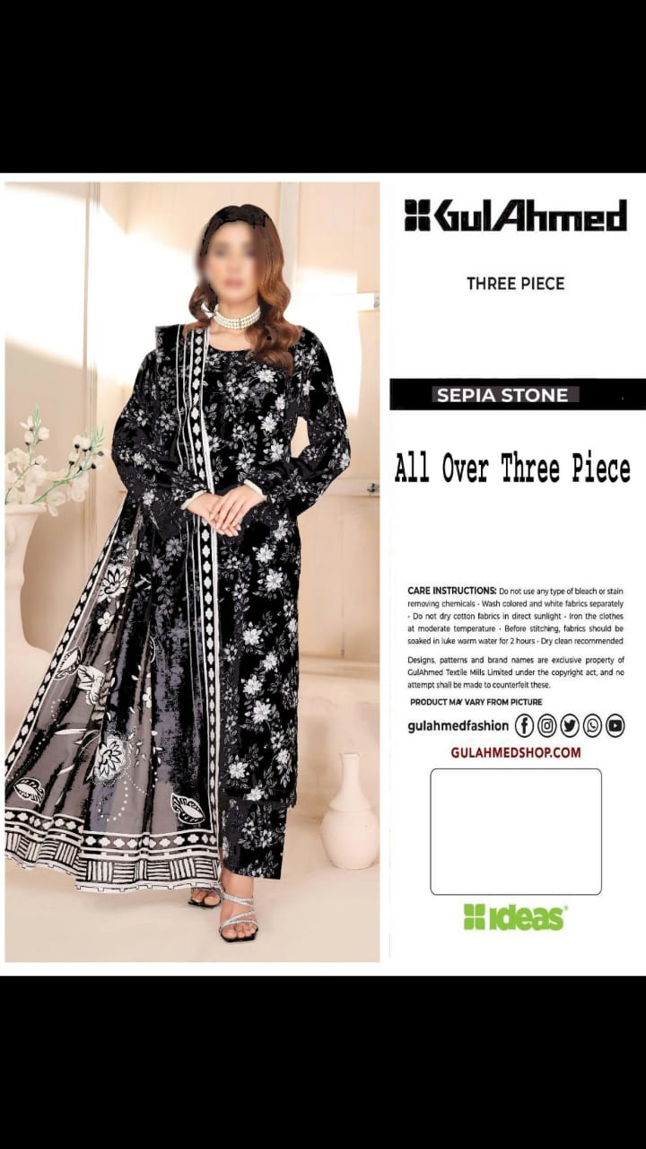 GUL AHMED BLACK & WHITE EDITION