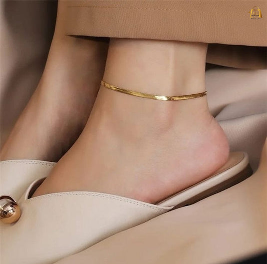 Stainless Steel Snake Anklet