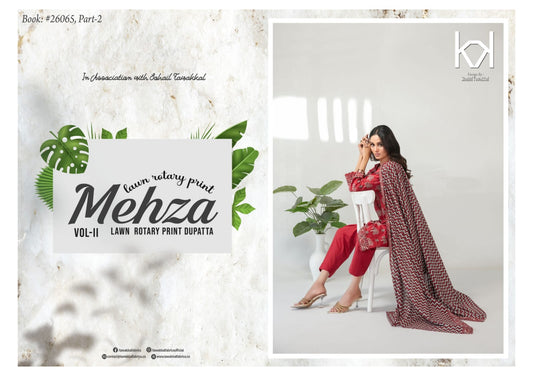 Tawakkal Rotary Printed Lawn MEHZA VOL II