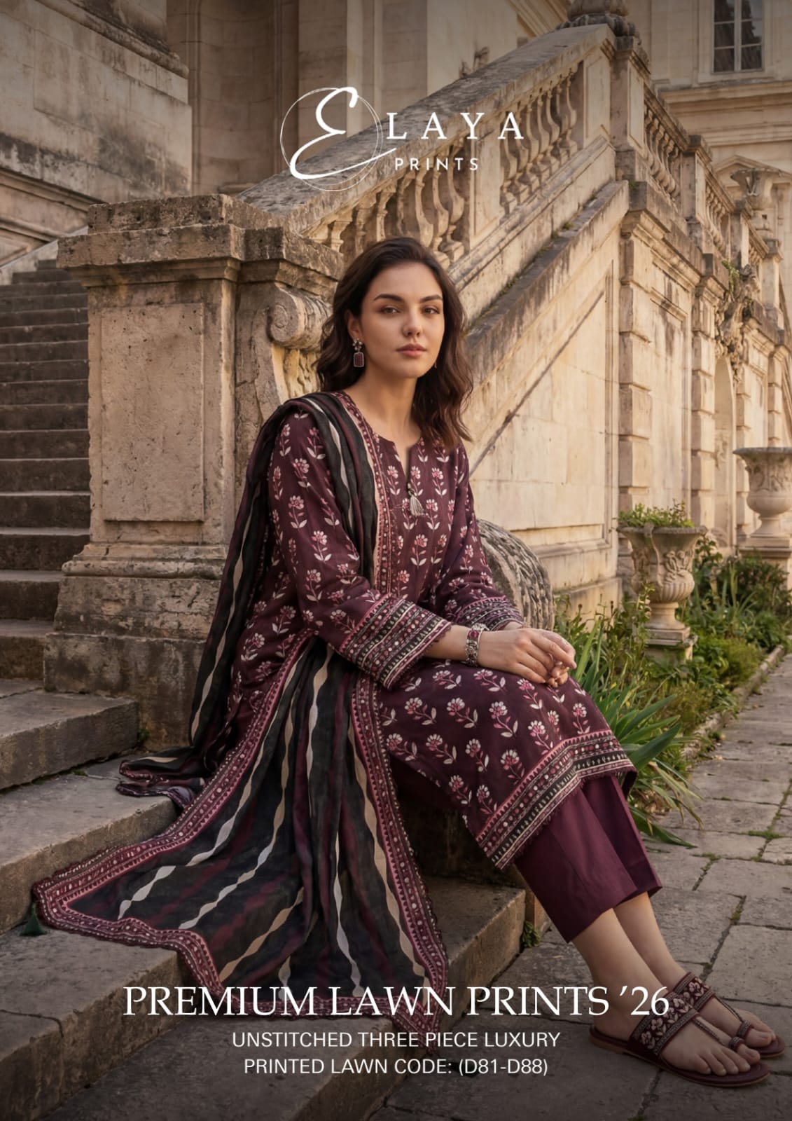 ELAYA PREMIUM LAWN PRINTS