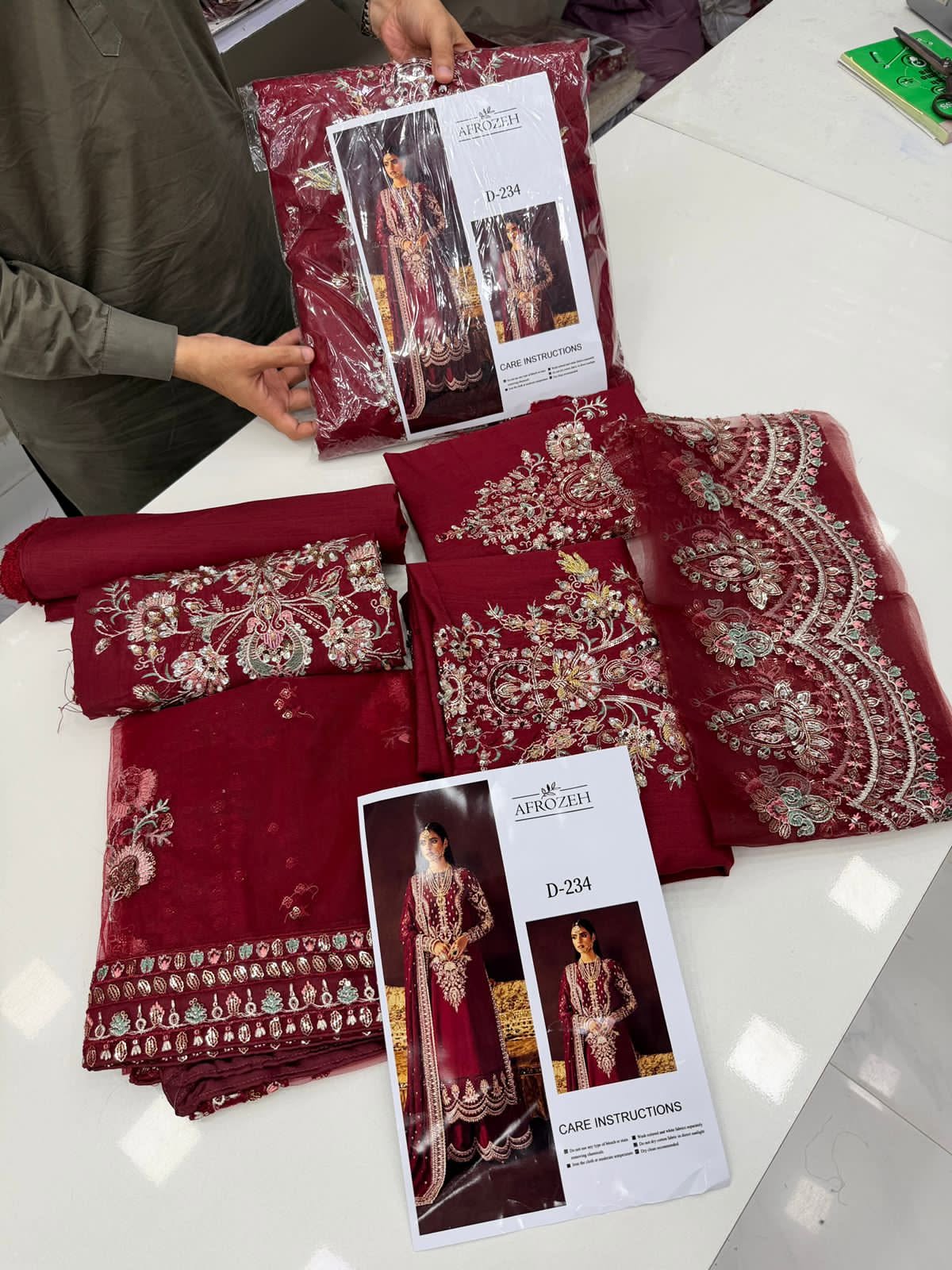 AFROZEH INDIAN RAW SILK