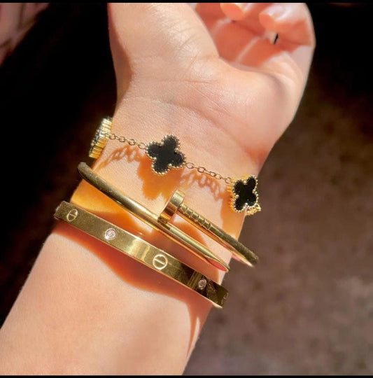 2 piece bangle one piece bracelet
