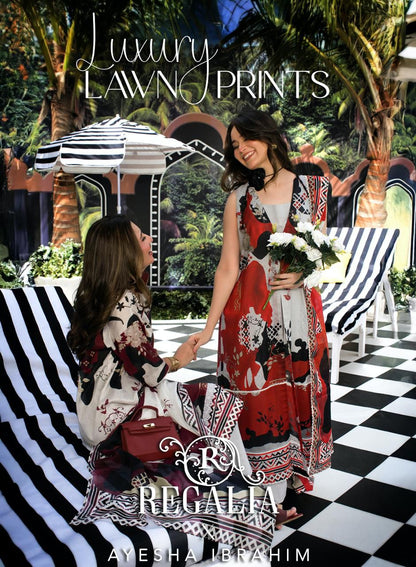 AYESHA IBRAHIM LUXURY LAWN PRINTS