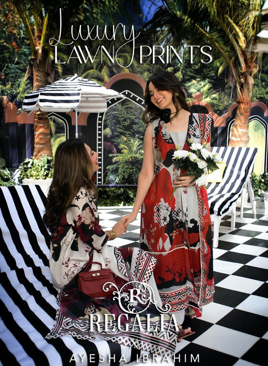 AYESHA IBRAHIM LUXURY LAWN PRINTS