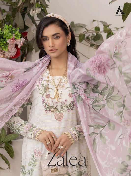 ZALEA CUVIC JACQUARD READY TO WEAR BY ADAN'S LIBAS