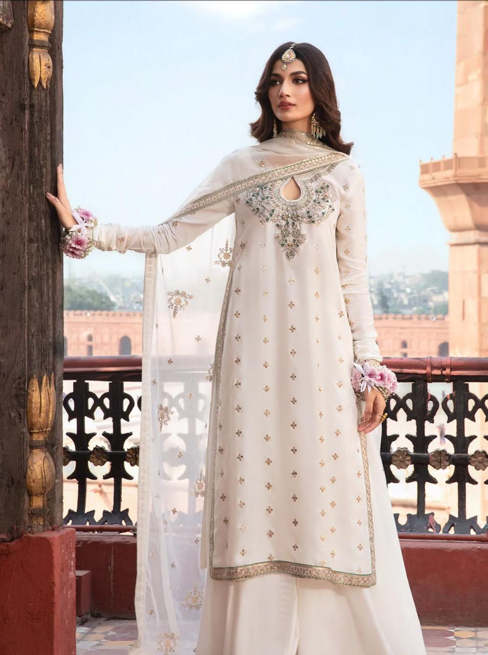 Azure Chiffon Embroidered Collection