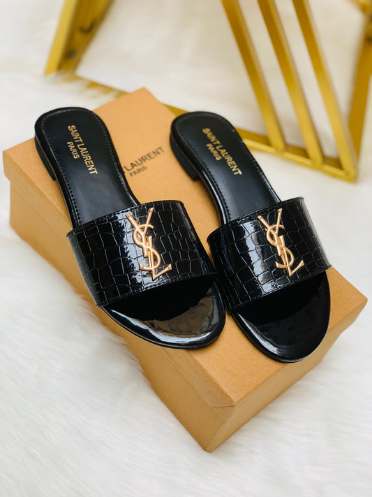 YSL Saint Laurent Flat Slipper