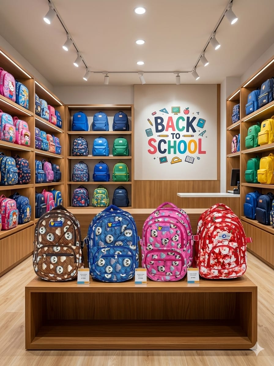 Panda Printed Backpack For boys & Girls