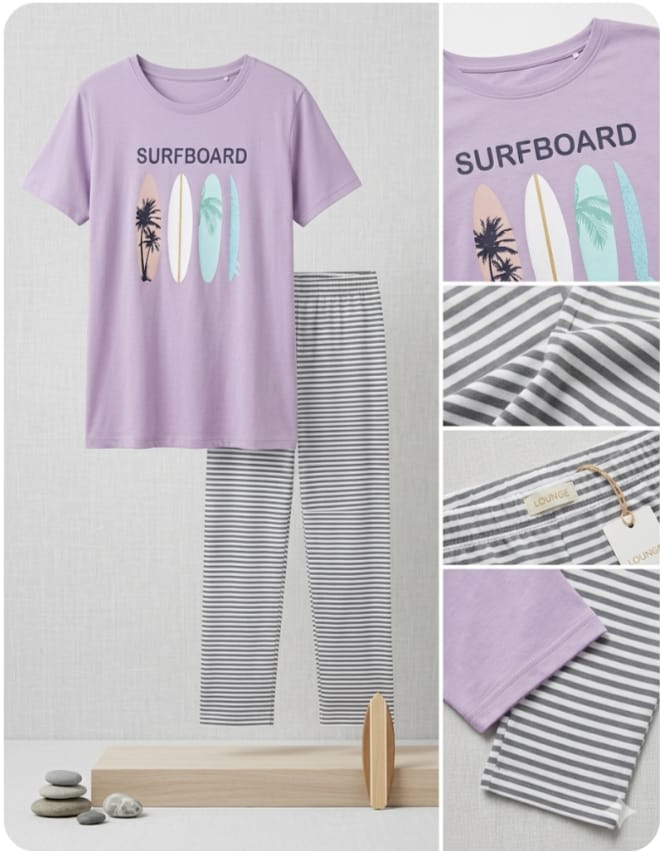 Imported 2 pc trouser shirt soft laikra cotton hosiery