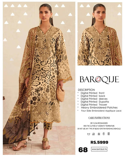 Baroque LAWN COLLECTION 2026