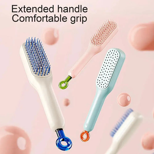 Button Hair Brush