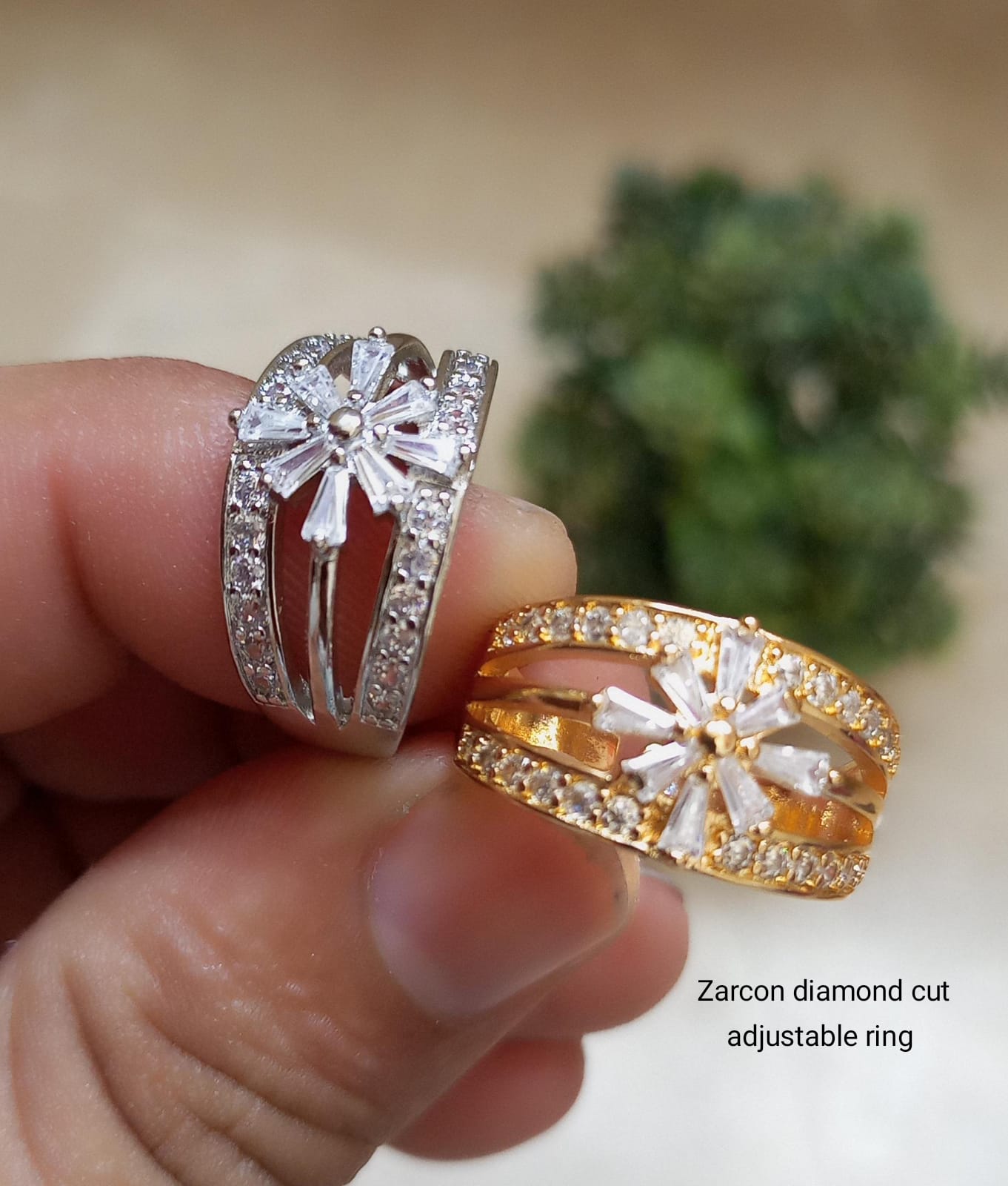 Diamond cut zarcon