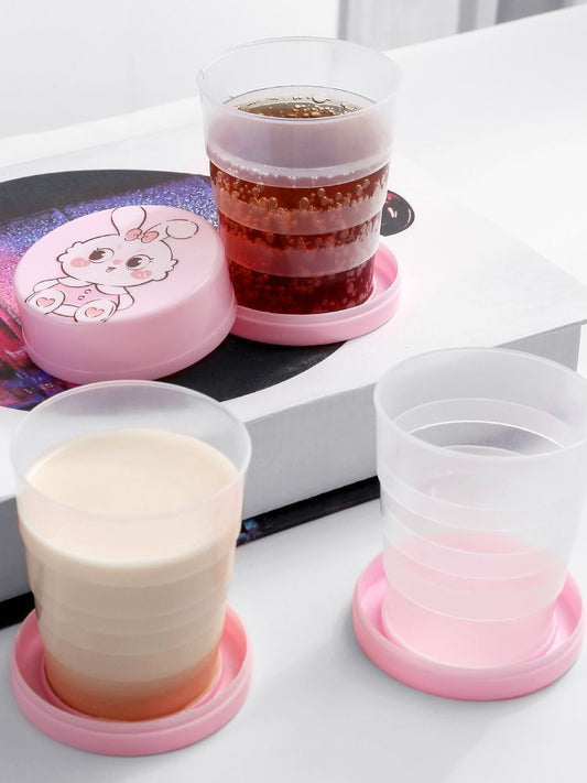 Foldable Mini Pocket Plastic Water Glass