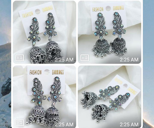 Jhumki Silver