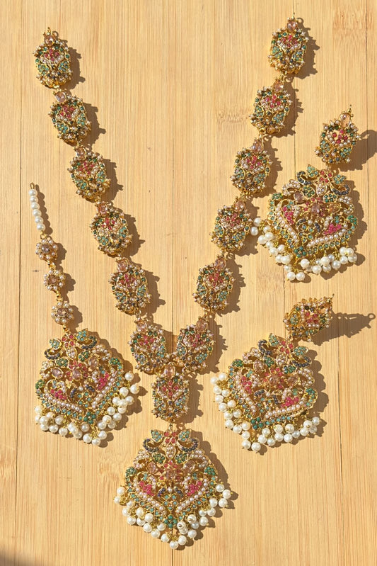 Mala earrings tikka sets naurtan