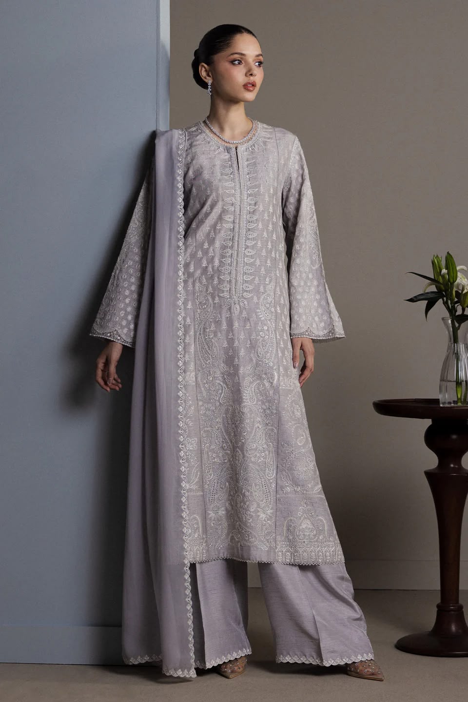 Zara Shajahan Egyptian Lawn Monal Lawn Dupatta