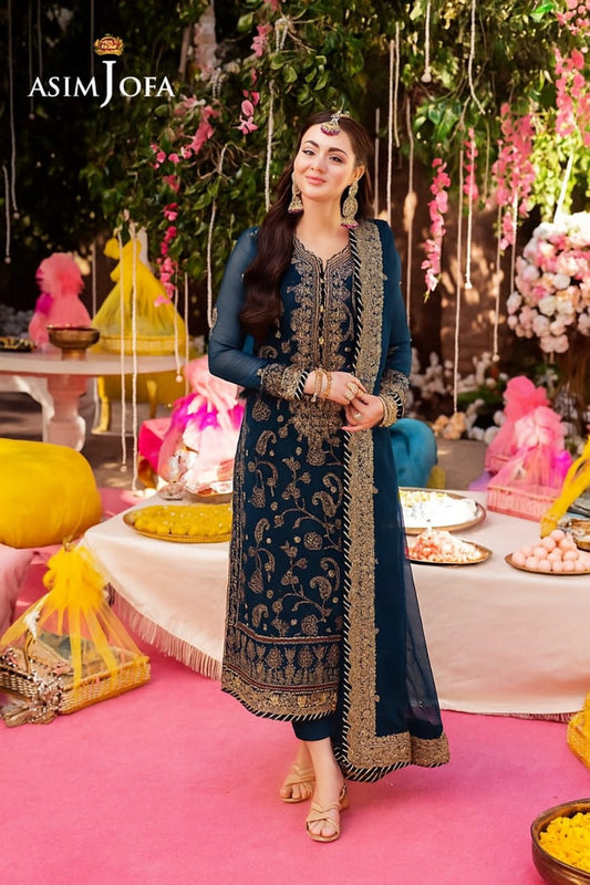 ASIM JOFA CHIFFON EMBROIDERED COLLECTION
