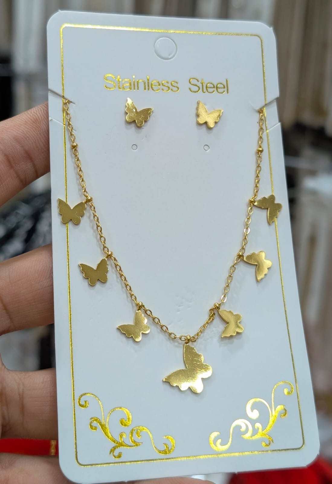Stainless Steel Locket Set