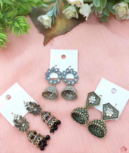 3 Pc Indian Jhumki