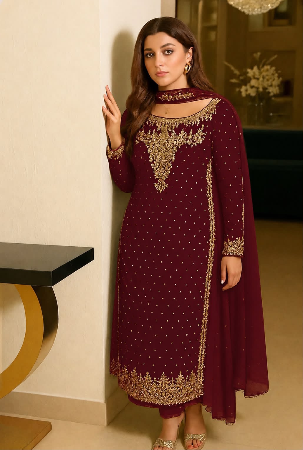 Aneela's Chiffon Embroidered Collection