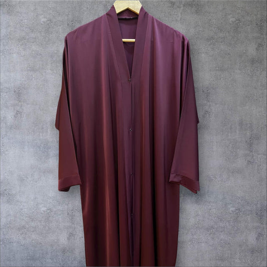 Highneck frontopen abaya